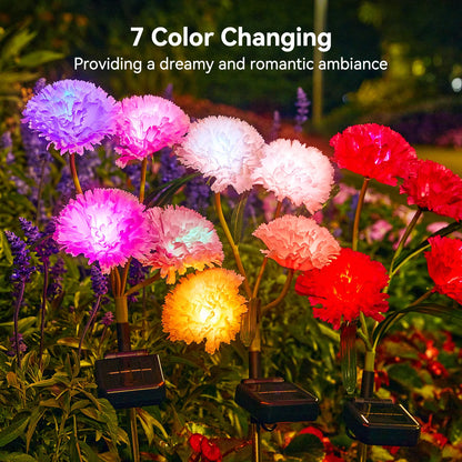 4Pack Solar Flowers Lights