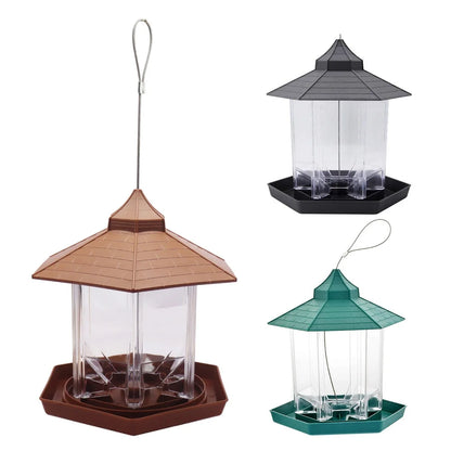 Wild Bird Feeders for Outside Rust Proof Hanging Feeders