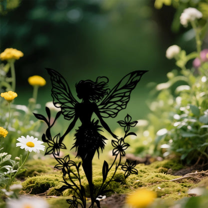 Rustic Butterfly Garden Art Outdoor Metal Sculpture