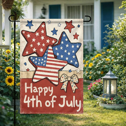 Happy 4th of July Garden Flag