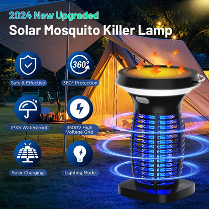 Outdoor Waterproof Solar Bug Zapper