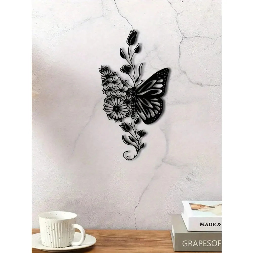 Large Butterfly Iron Wall Art