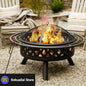35 Inch Outdoor Wood Burning Fire Pit