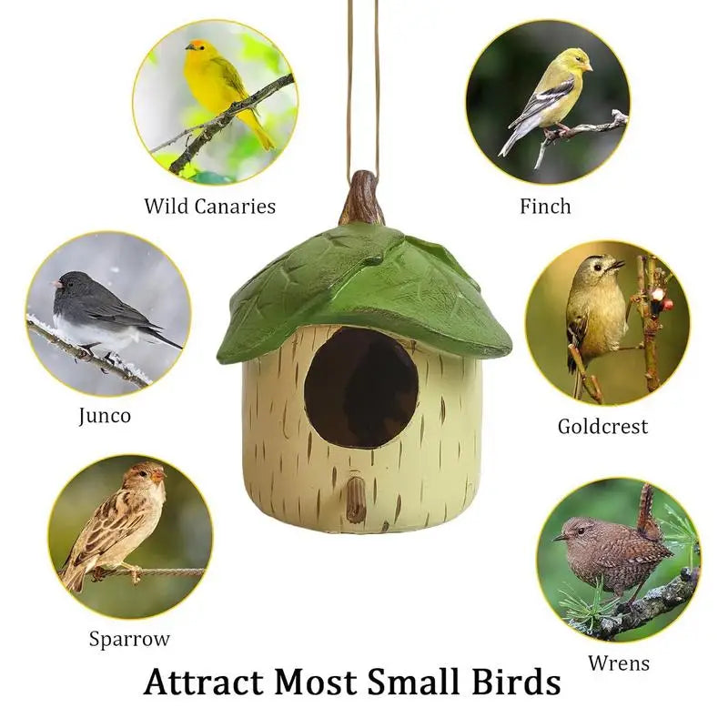 Outdoor Resin Hanging Bird House