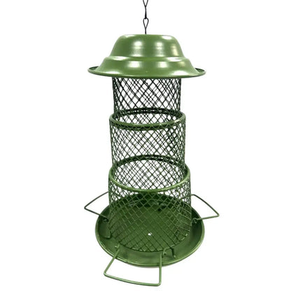 3-Layer Retractable Metal Bird Feeder