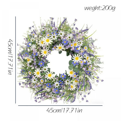 Colorful Sunflower Wreath