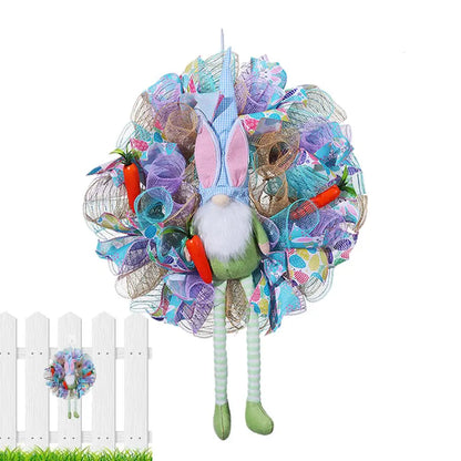 Easter Bunny Gnome Wreath