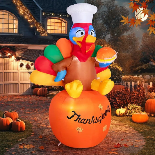 6 FT Inflatable Thanksgiving Decoration