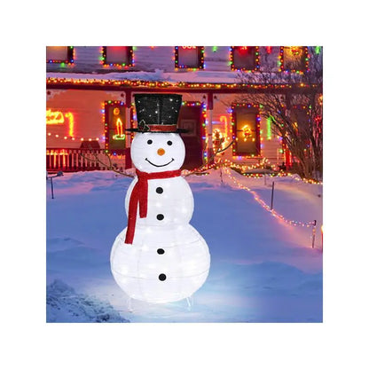 Snowman Fleece Garden Decoration