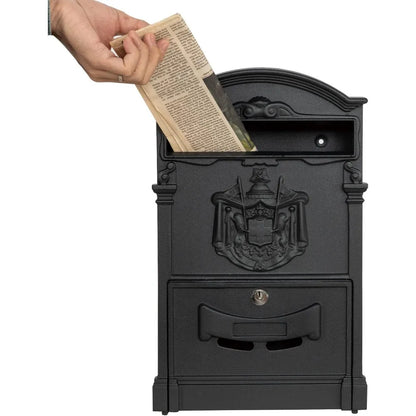 Rustproof Lockable Wall Mailbox