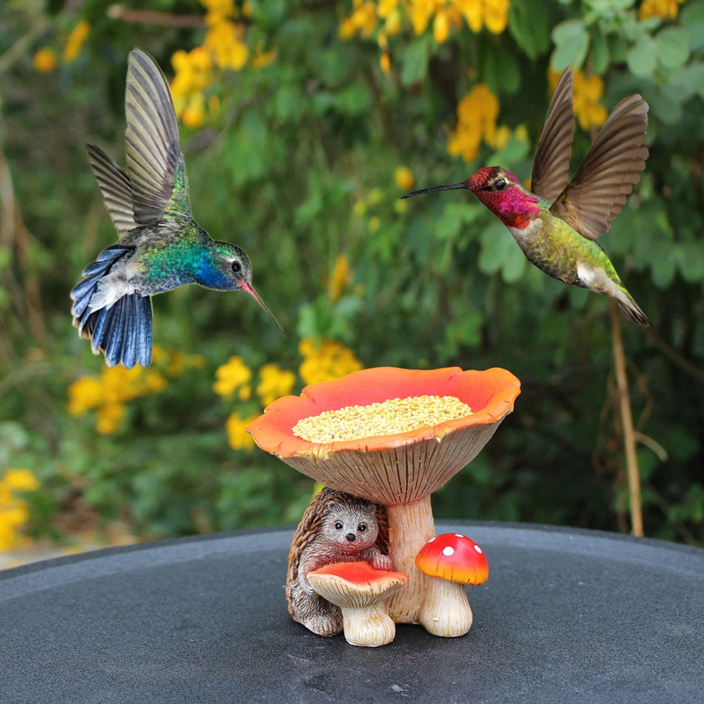 Outdoor Durable Resin Bird Feeder Decoration