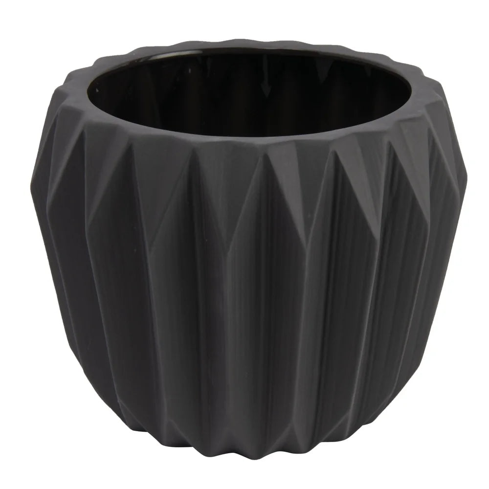 Stoneware Fluted Planter