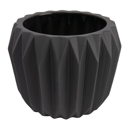 Stoneware Fluted Planter