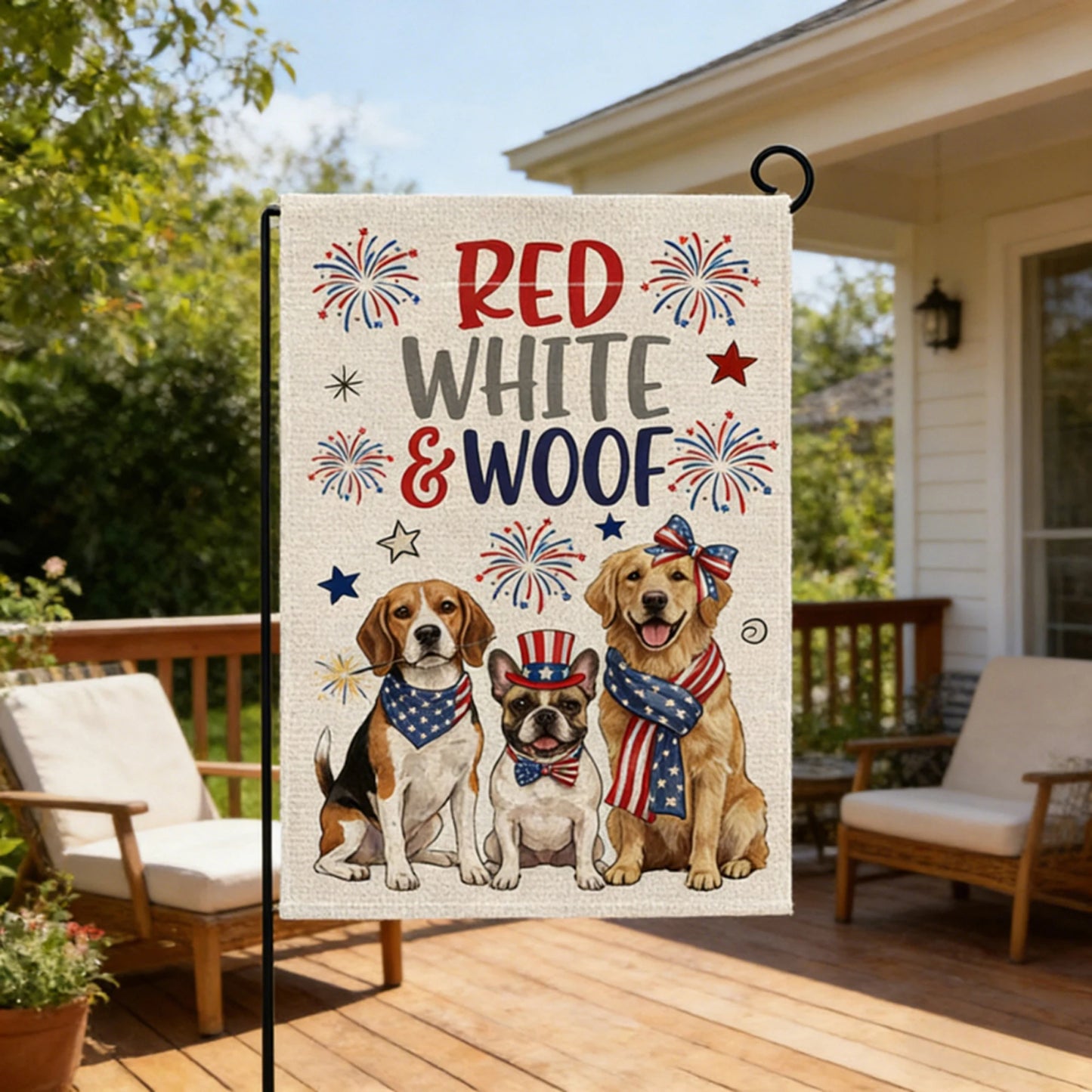 Patriotic Garden Flag