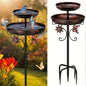Heavy-Duty Metal Double-Layer Bird Bath