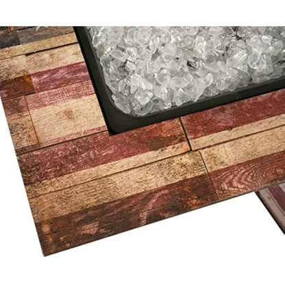 Square 30" Outdoor Propane Fire Pit