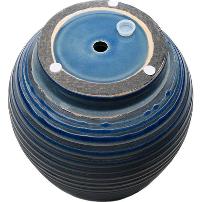 Ceramic Lynlee Planter 10 Inch Round Pot with Drainage Holes