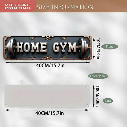Flat Rustic Iron Vintage Metal Sign