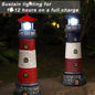 Solar Lighthouse statue decorative light