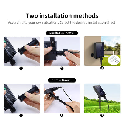 100M-10M Outdoor Waterproof Solar String Fairy Light