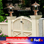 Vintage Solar LED Post Light with Automatic On/Off (2-pack)
