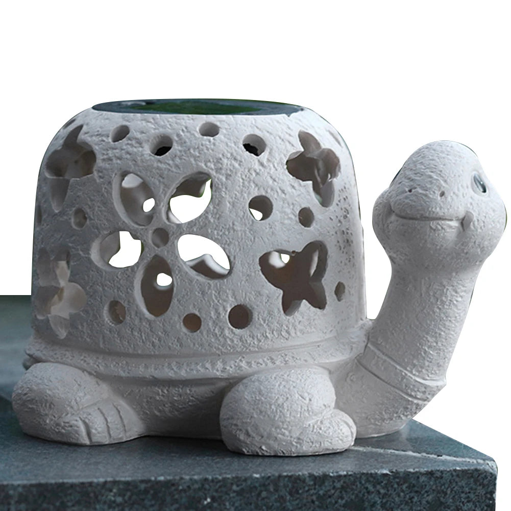 Solar Turtle Statue Light