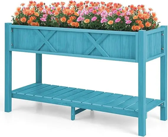 Raised Garden Bed, Elevated Planter Box w/Legs