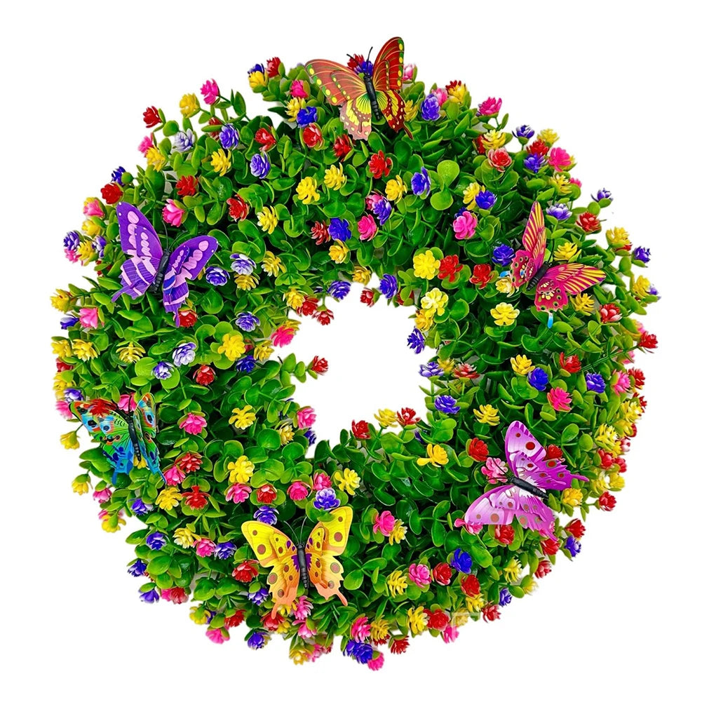 Spring Butterfly Wreath