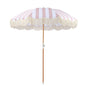 Striped Patio Umbrella with Tilt Pole