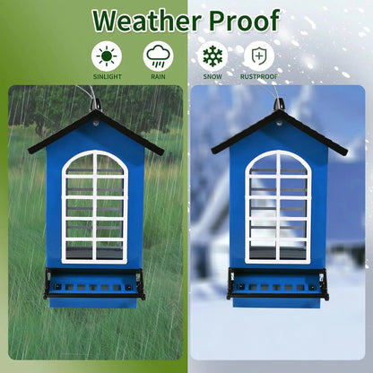 Squirrel Proof Metal Hanging Bird Feeder