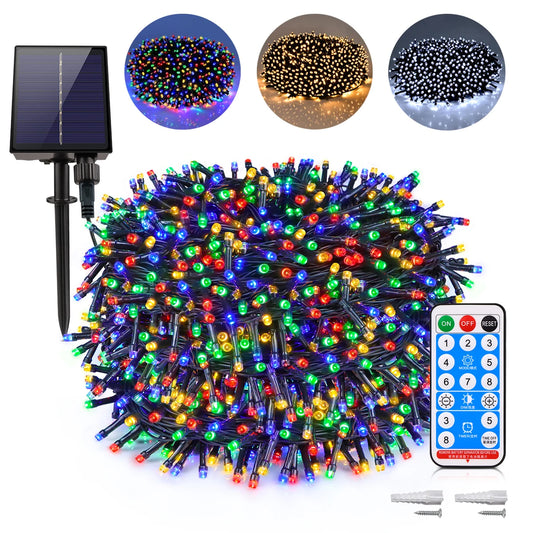 100M-10M Outdoor Waterproof Solar String Fairy Light