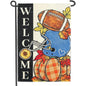 Fall Welcome Garden Flag 12x18 Inch