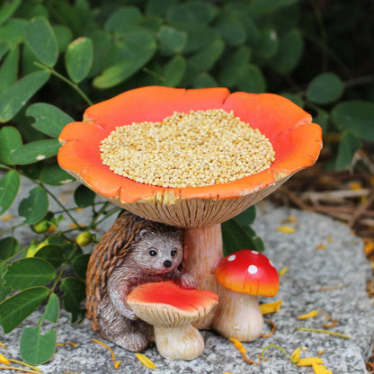 Outdoor Durable Resin Bird Feeder Decoration