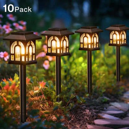 6/10 Pack Solar Pathway Lights