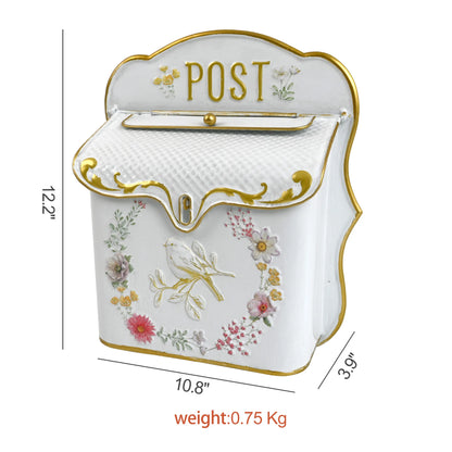 Wall Mounted Metal Farmhouse Post Box