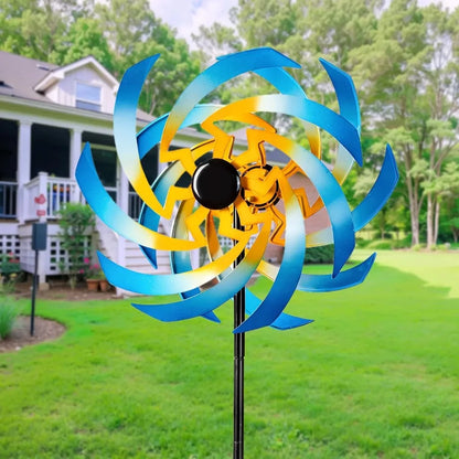 360°Metal Kinetic Wind Sculpture Spinner