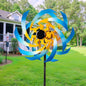 360°Metal Kinetic Wind Sculpture Spinner