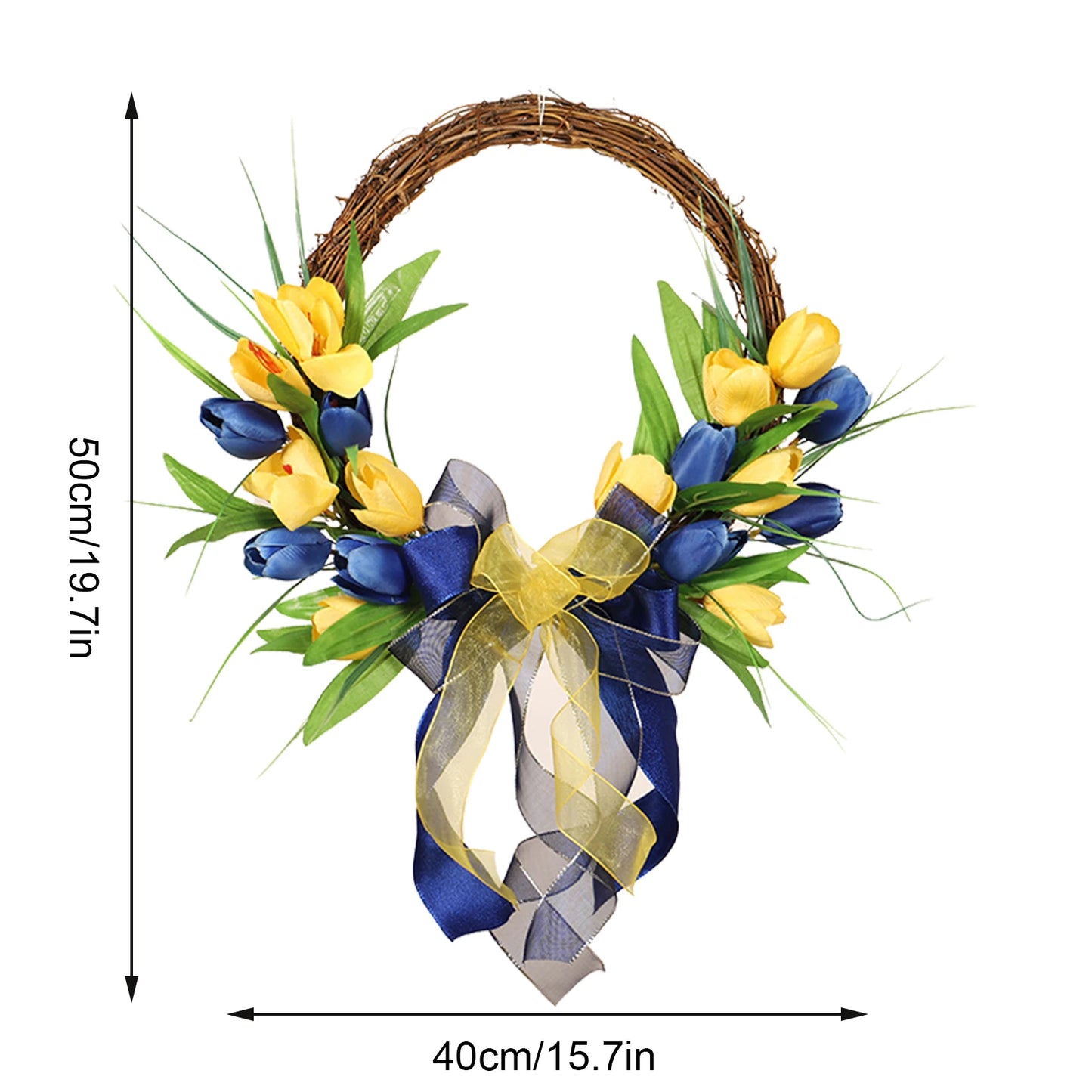 Tulip Spring Wreath