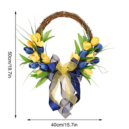 Tulip Spring Wreath