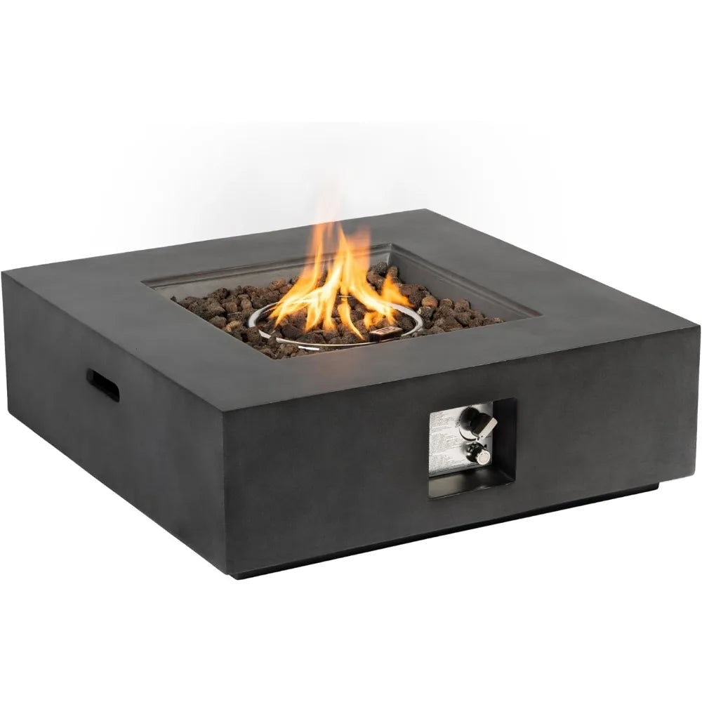 35-Inch Outdoor Propane Fire Pit Table
