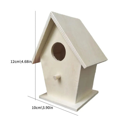 Wooden Mini Hanging Birdhouse