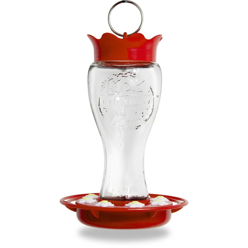 Glass Hummingbird Feeder