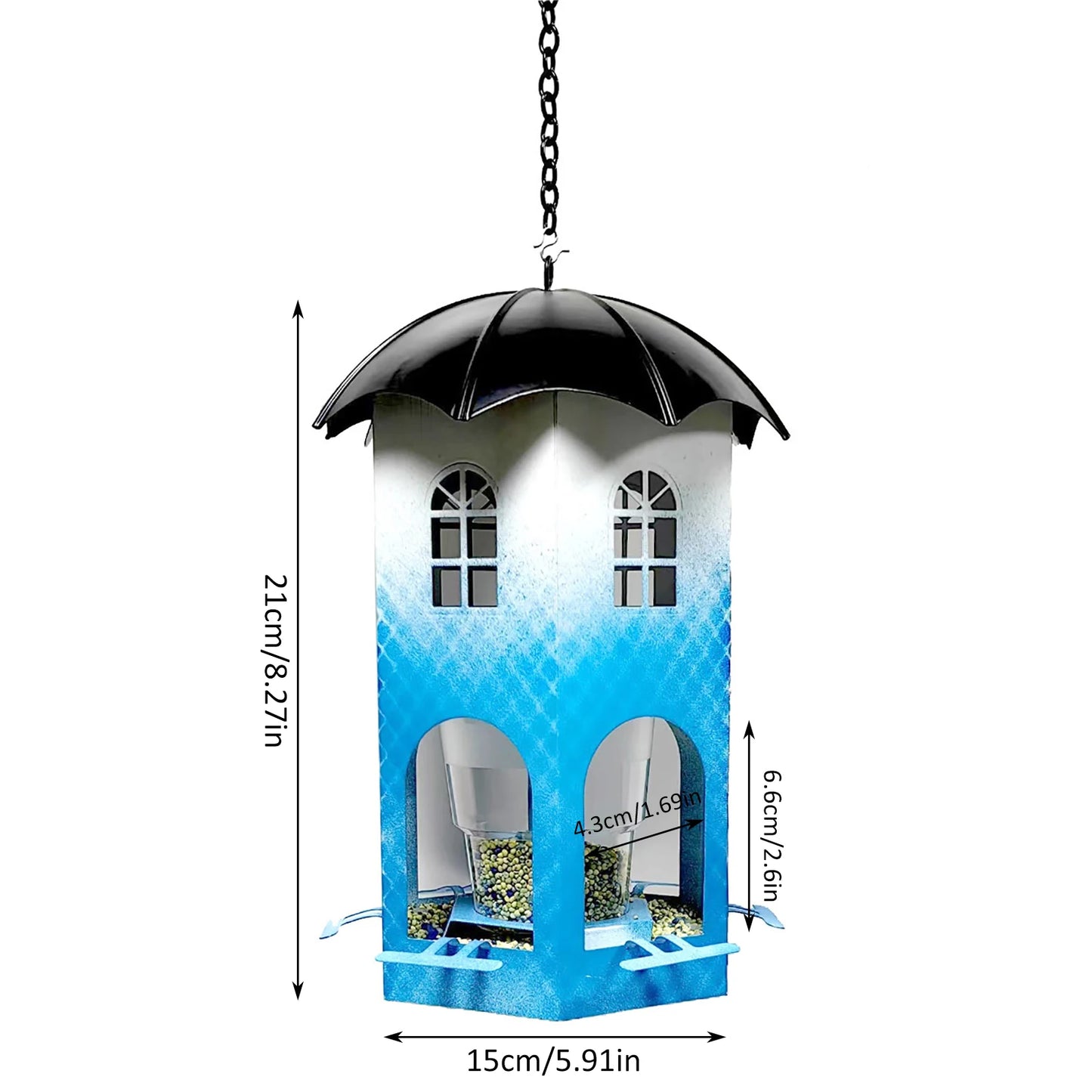 Outdoor Castle Style Bird Feeder