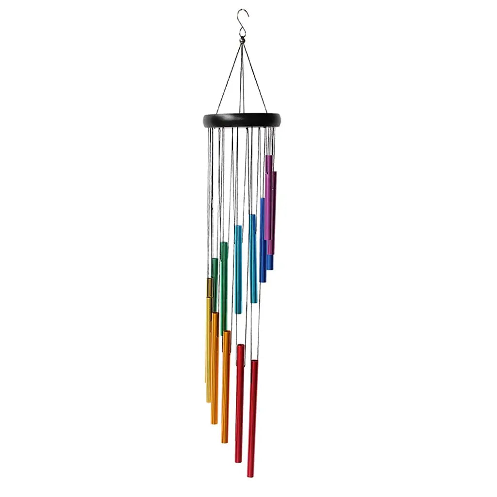 Beautiful and Soothing Musical Wind Chime with 12 Tubes and Bells