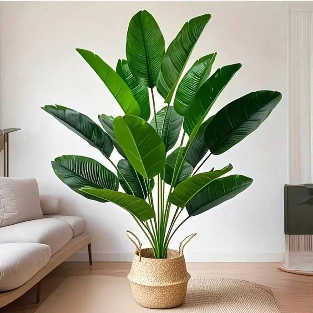 1pc 18 Leaves Artificial Banana Plant