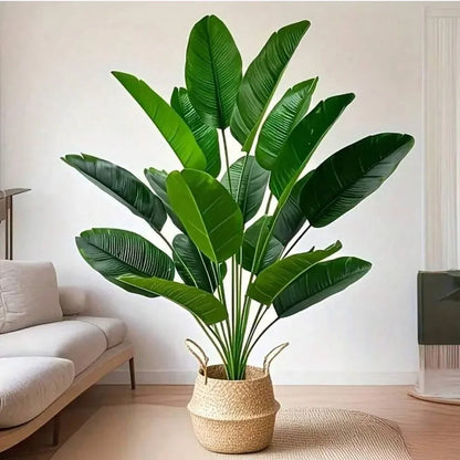 1pc 18 Leaves Artificial Banana Plant