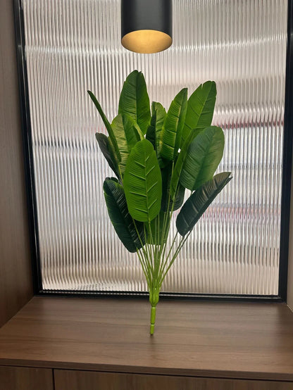 1pc 18 Leaves Artificial Banana Plant