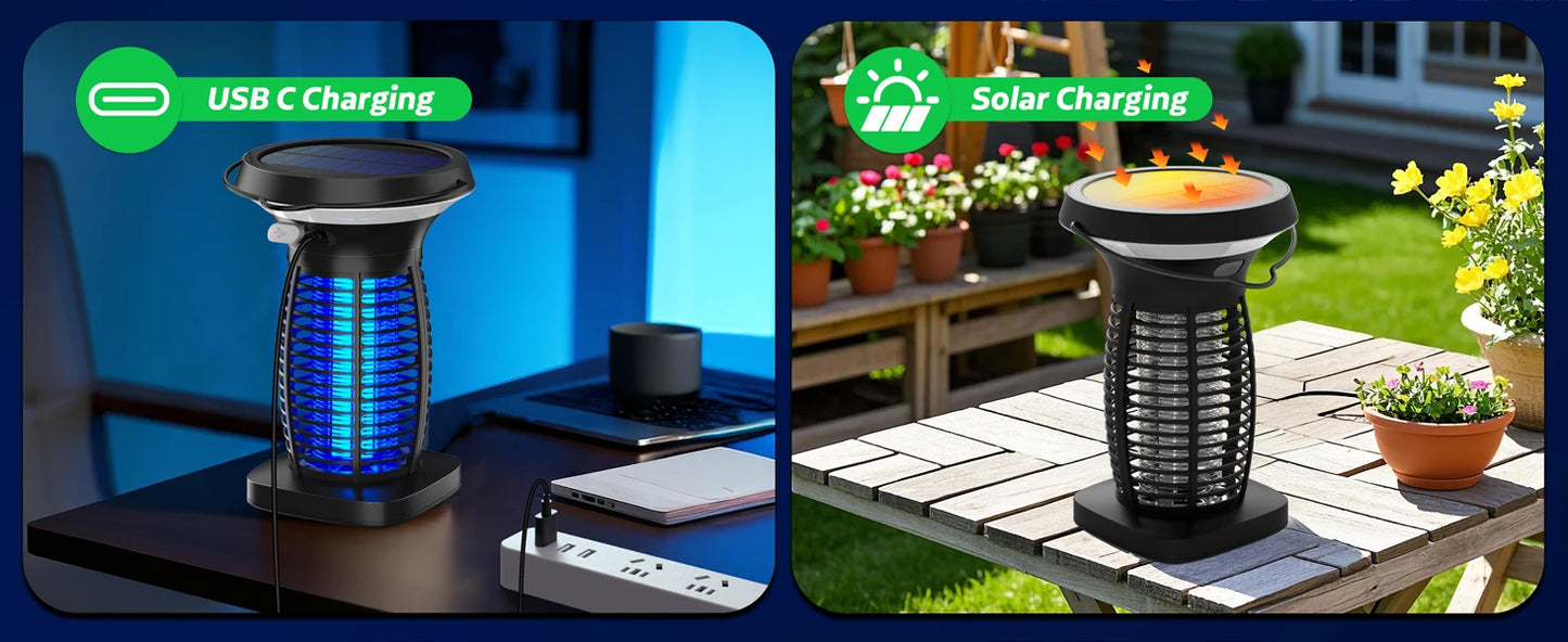 Outdoor Waterproof Solar Bug Zapper
