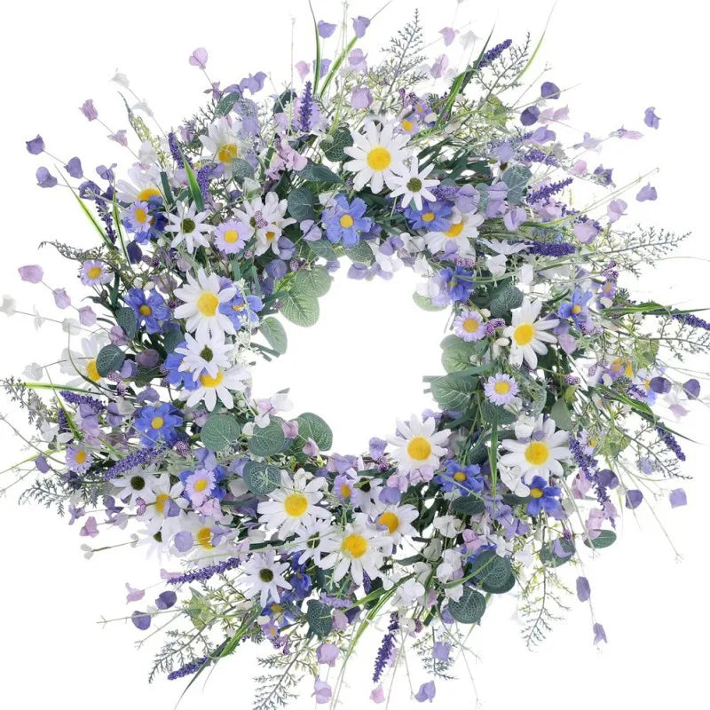Artificial Flower Daisy Wreath