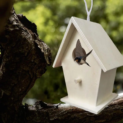 Wooden Mini Hanging Birdhouse